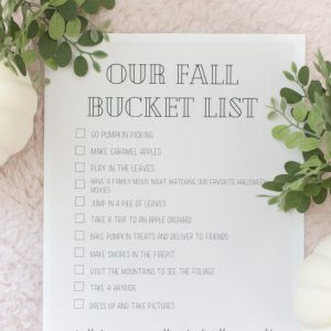 Our Fall Bucket List