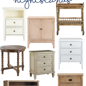 Coastal Inspired Nightstands