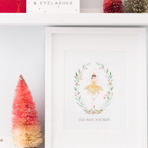 Nutcracker-themed Christmas Printable Gift Tags and Wall Art
