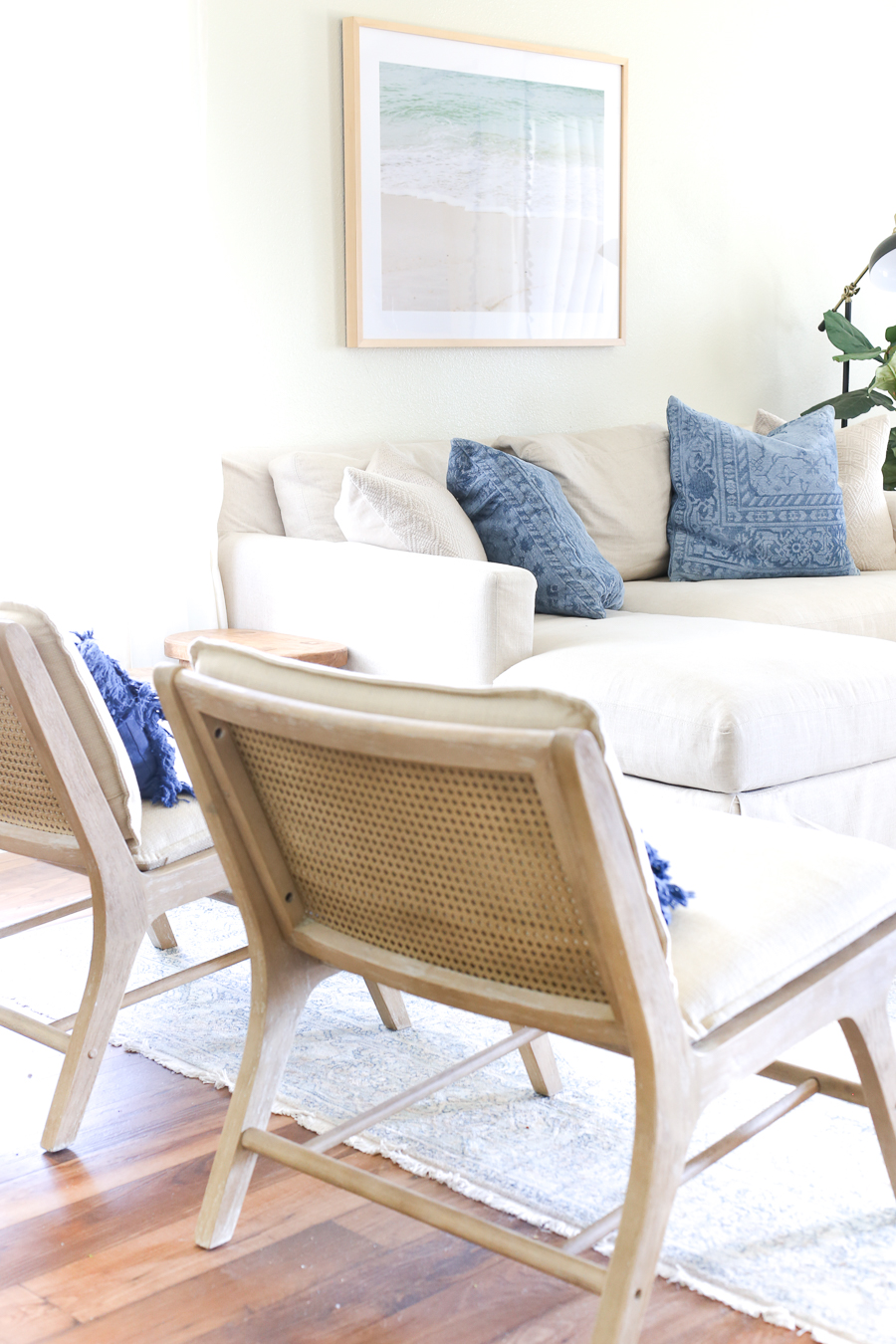 Coastal Casual Rental Living Room Our 29 Palms Rental Home