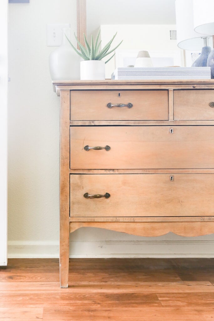 How to bleach wood furniture a DIY tutorial