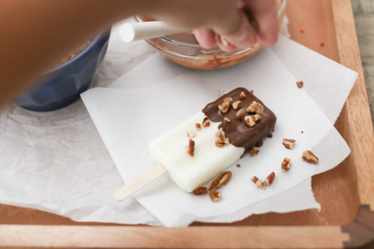 Delicious Chocolate Dipped Fruit Bars with Homemade Magic Shell