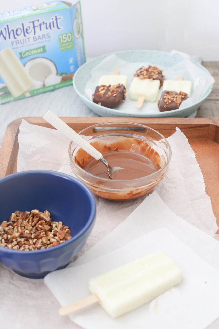 Delicious Chocolate Dipped Fruit Bars with Homemade Magic Shell