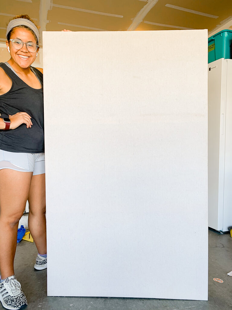 How to make a giant canvas DIY project