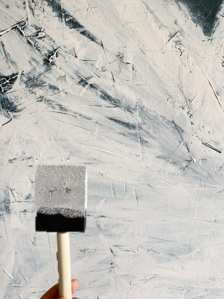DIY Large Scale Canvas Painting
