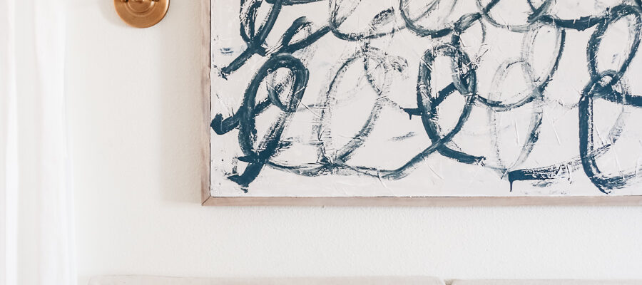 DIY Canvas Painting - How to Create Your Own Large Scale Artwork