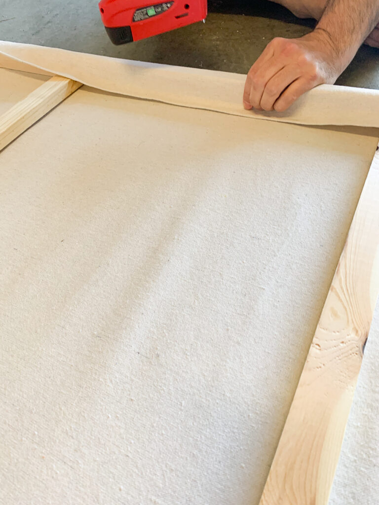 DIY Large Scale Canvas Painting