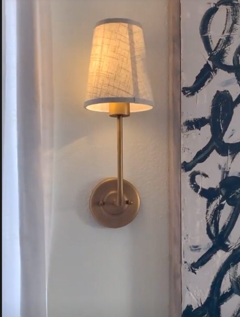 Battery Operated Wall Sconces - Rental Friendly Lighting Hack 