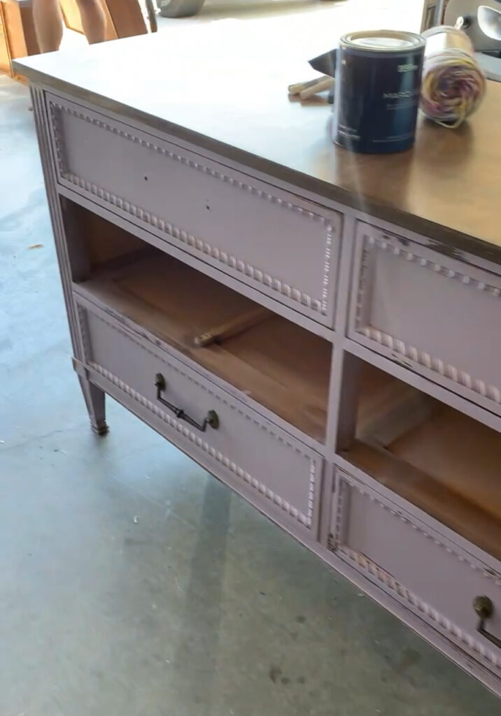 updated painted dresser