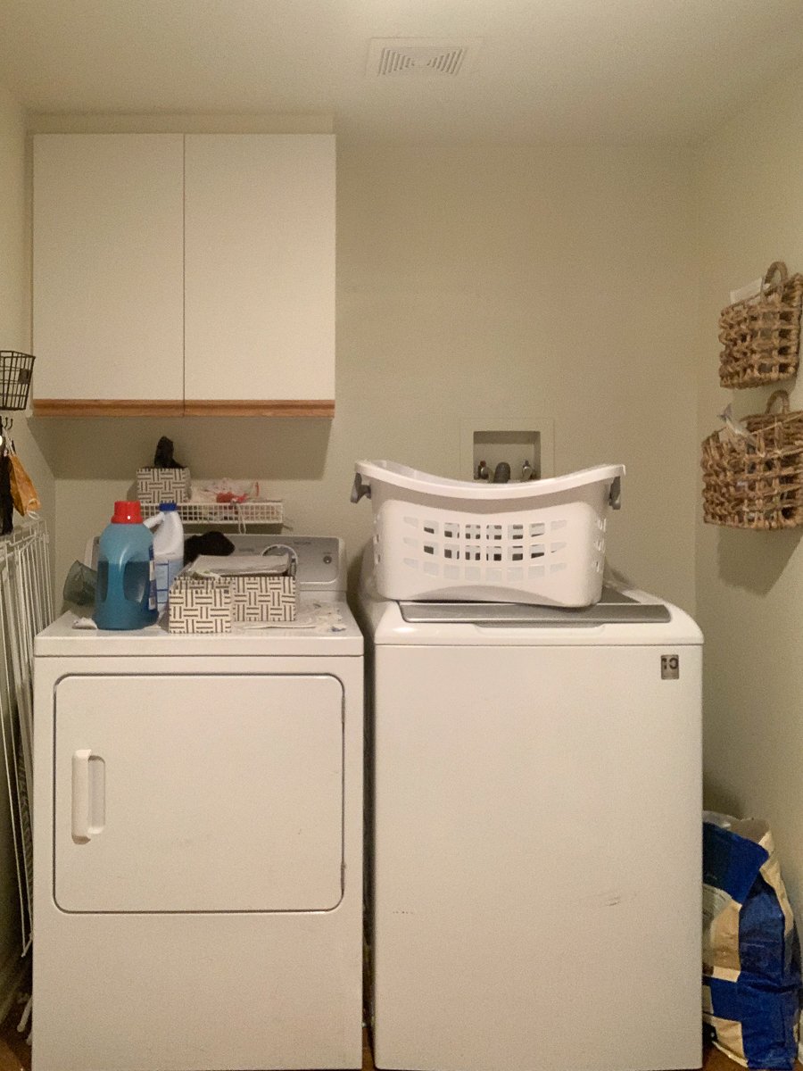 Updating a small laundry room