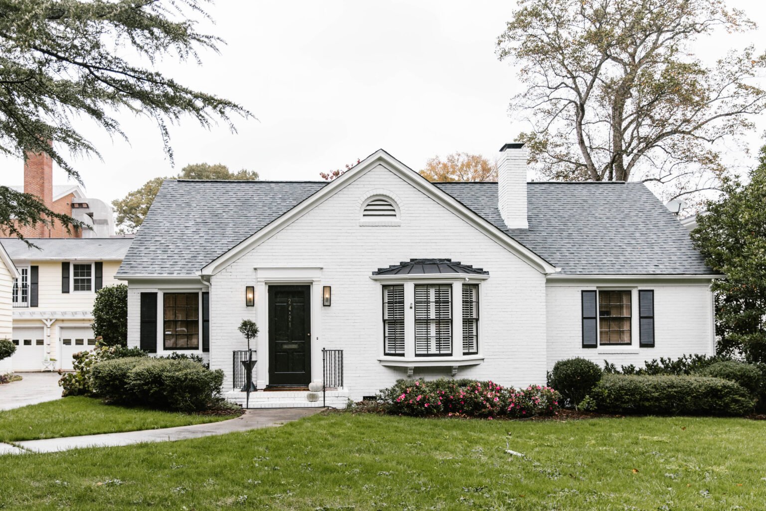 White House Black Trim A Classic and Timeless Home Exterior Design
