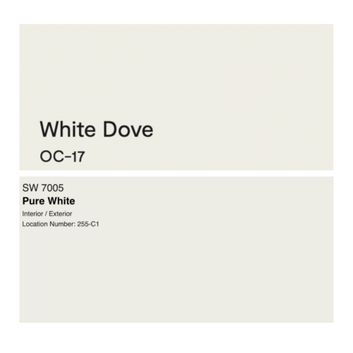 Benjamin Moore White Dove OC17 A Warm White Favorite