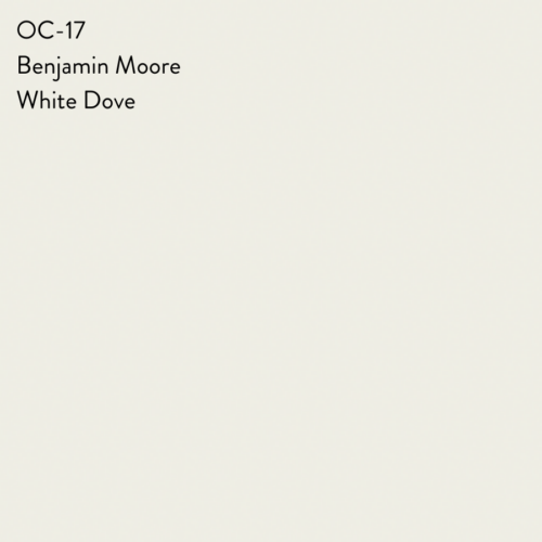 Benjamin Moore White Dove OC-17 A Warm White Favorite