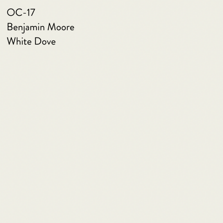 Benjamin Moore White Dove OC17 A Warm White Favorite