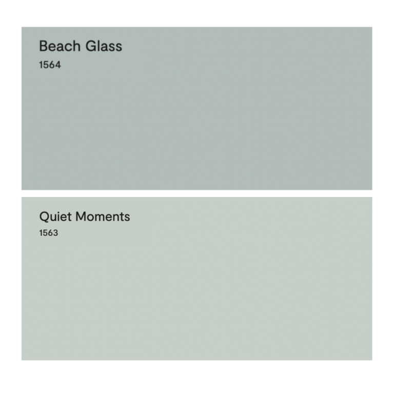 Benjamin Moore Beach Glass Blue Green Paint Color