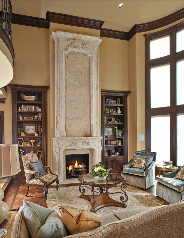 High Ceiling Fireplace Ideas