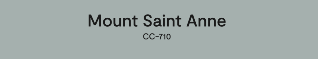 Benjamin Moore Mount Saint Anne