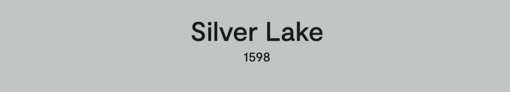 Benjamin Moore Silver Lake gray blue color