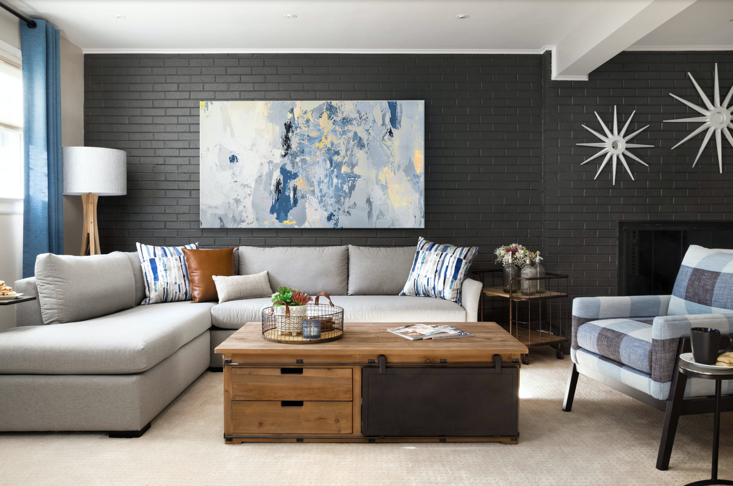 Grey Accent Wall Ideas for Your Living Room and Bedroom