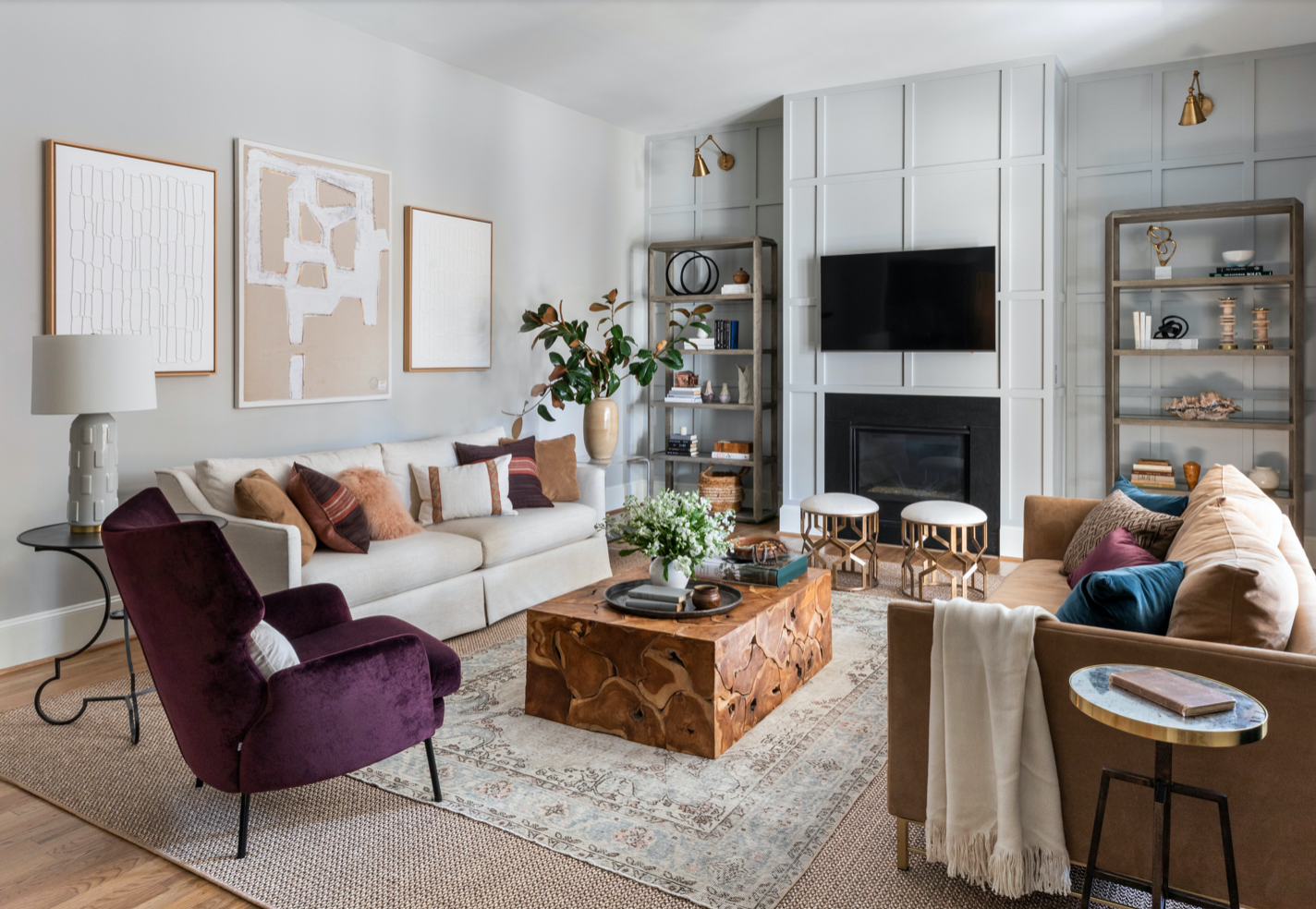 Accent Wall Ideas For Living Room Tv