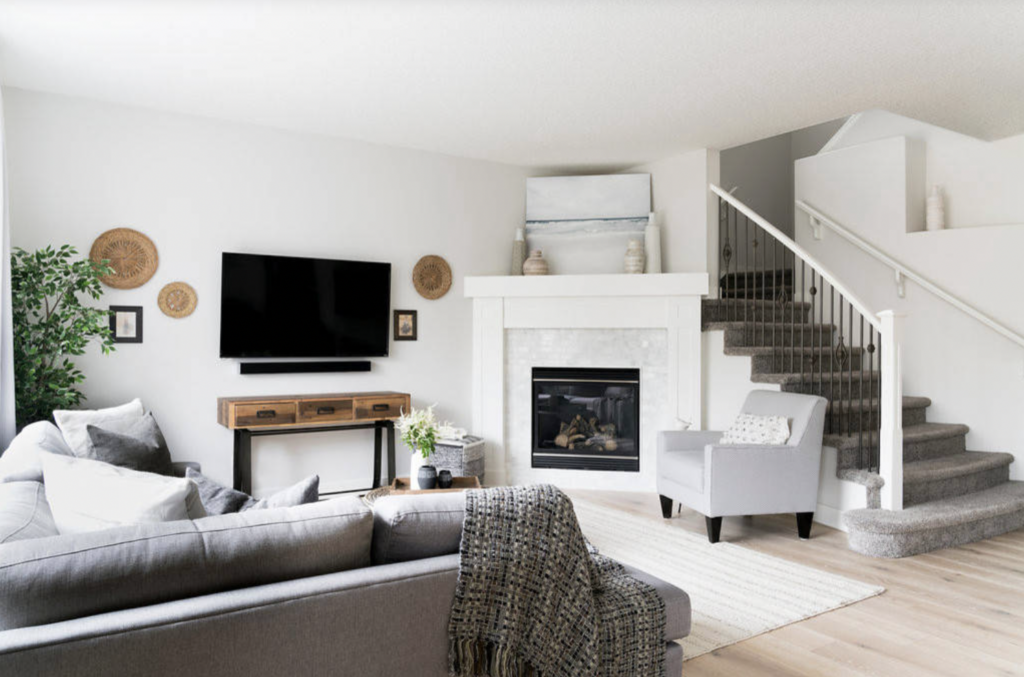 ideas for corner fireplace in a living room