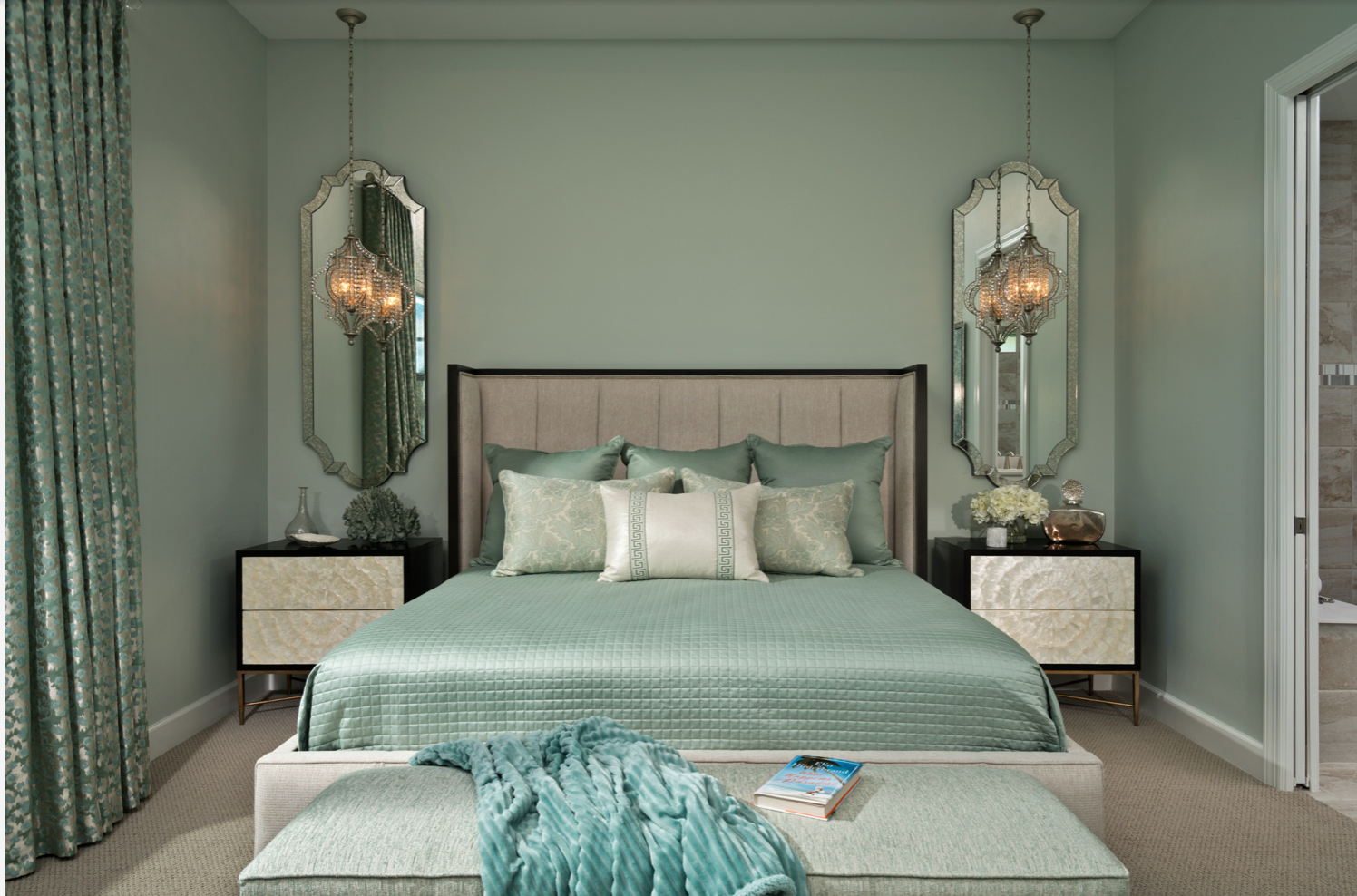 Mirrors Behind Nightstands