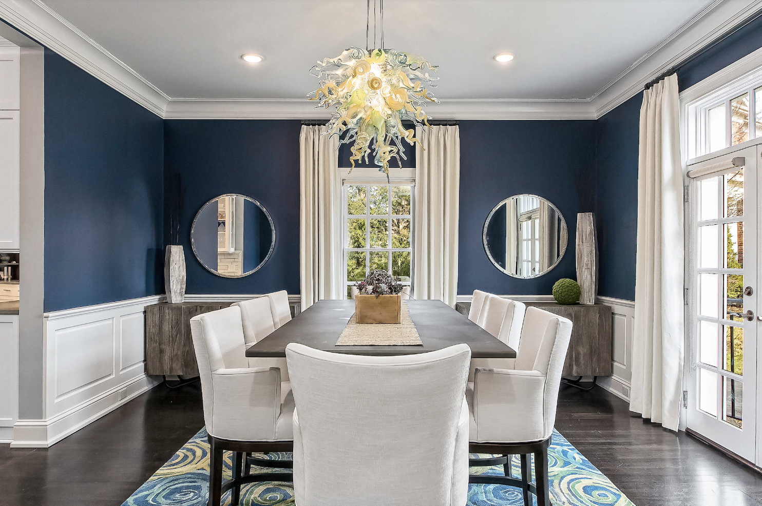 Sherwin Williams Naval - Deep Navy Blue Paint Color
