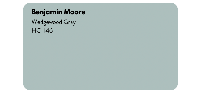Benjamin Moore Wedgewood Gray HC-146