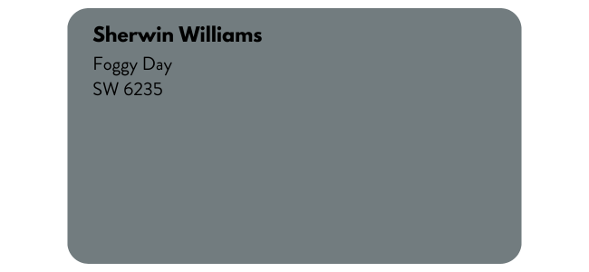 Sherwin Williams Foggy Day SW 6235