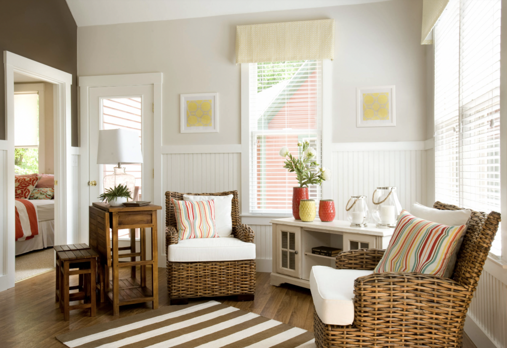 Benjamin Moore Pale Oak warm and inviting paint color