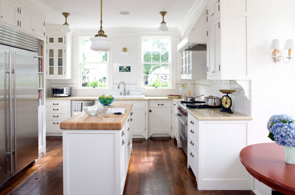 farmhouse style butcher block countertop ideas