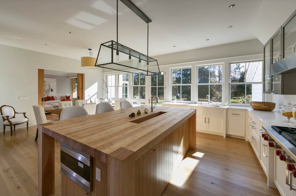 modern and simple butcher block countertop ideas