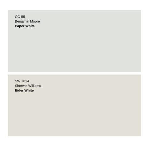 Benjamin Moore Paper White A Subtle Light Gray