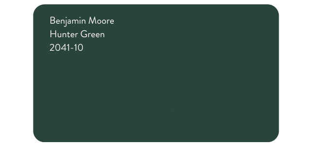 Benjamin Moore Hunter Green