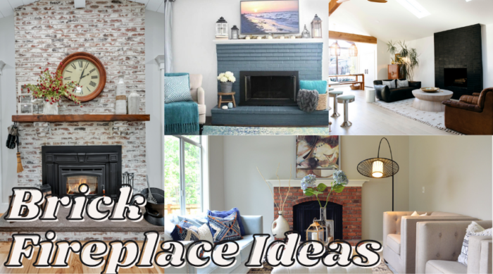 14 Brick Fireplace Ideas for a Lovely Refresh