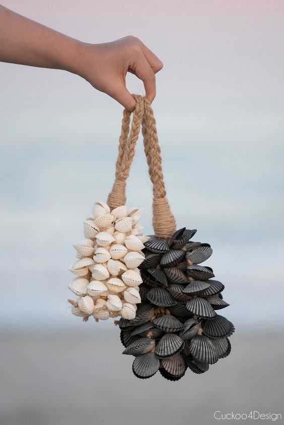 decorating with seashells seashell tassel idea