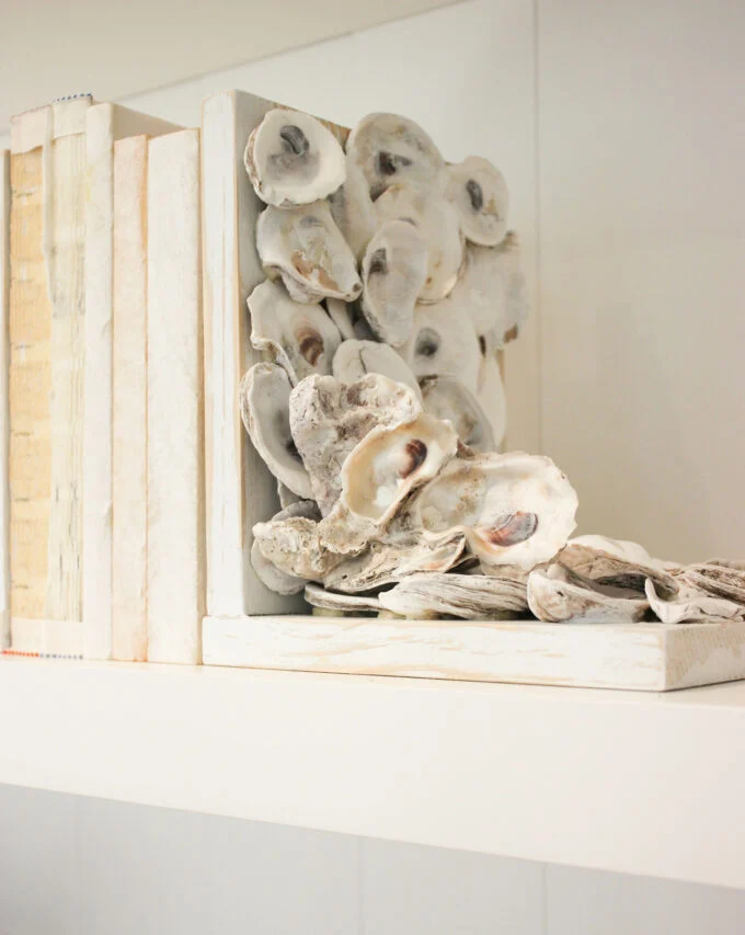 oyster shell bookends